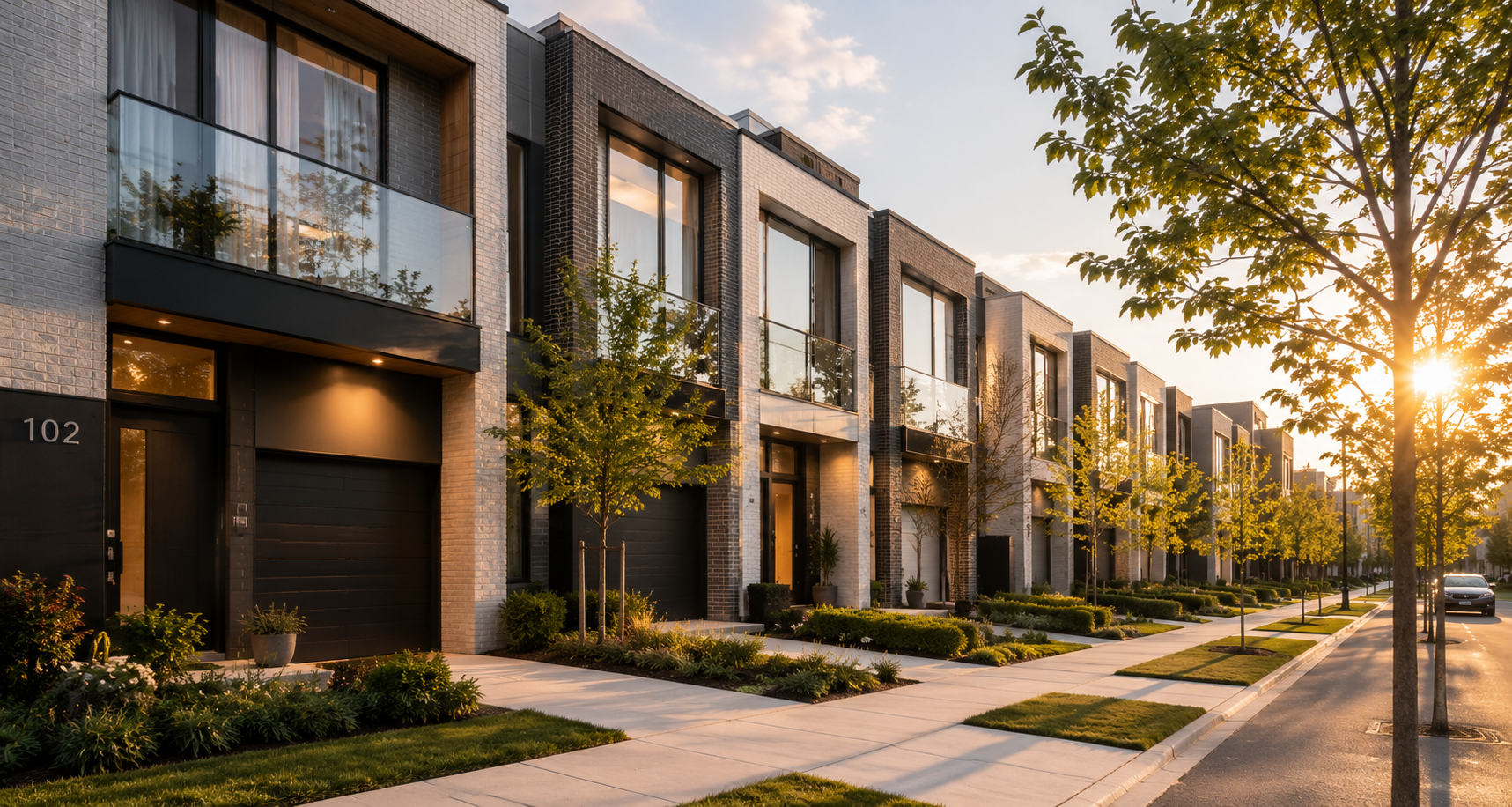 Townhome exterior